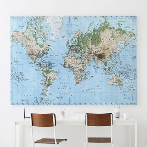 WORLDMAP 캔버스세계지도 마켓비